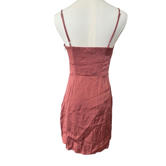 Abercrombie & Fitch Dainty Soft Girl Romantic Coquette Victorian Boho Slip Dress - Picture 3 of 6